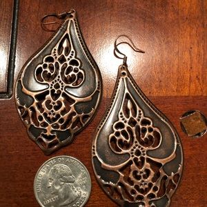 Solid Copper Earrings